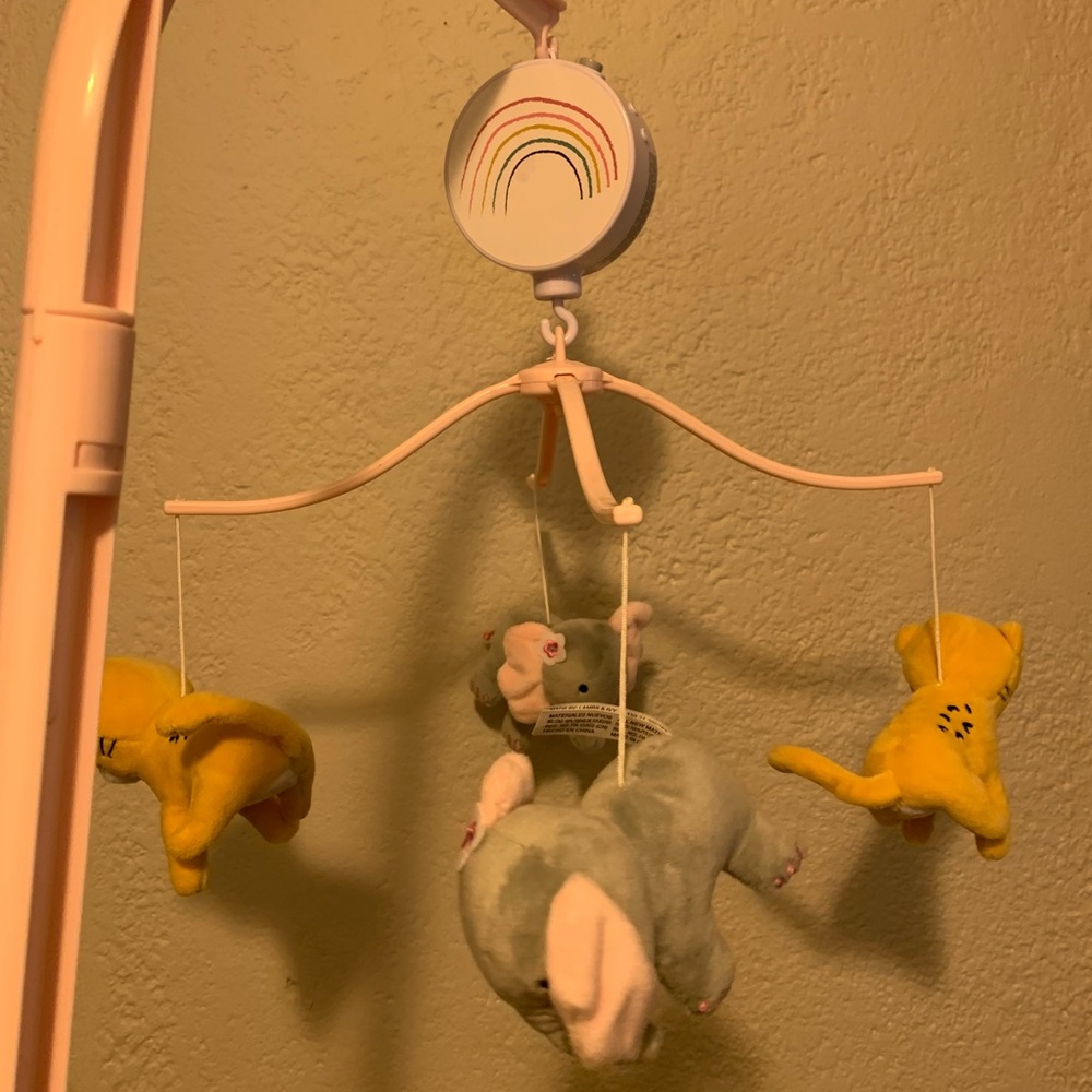 ❌SOLD❌ Bedtime Originals Safari Jungle Mobile for Baby Girl